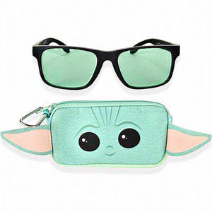 Baby Yoda Boys Sunglasses‎ with Kids Glasses Case, Protective Toddler Sunglasses